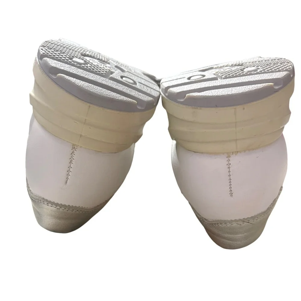 Igi&Co Woven Leather White Metallic Comfort Sneakers‎ Italy sz 9